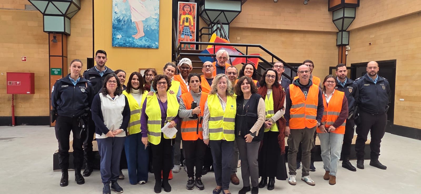 Simulacro anual na Fundação LIGA