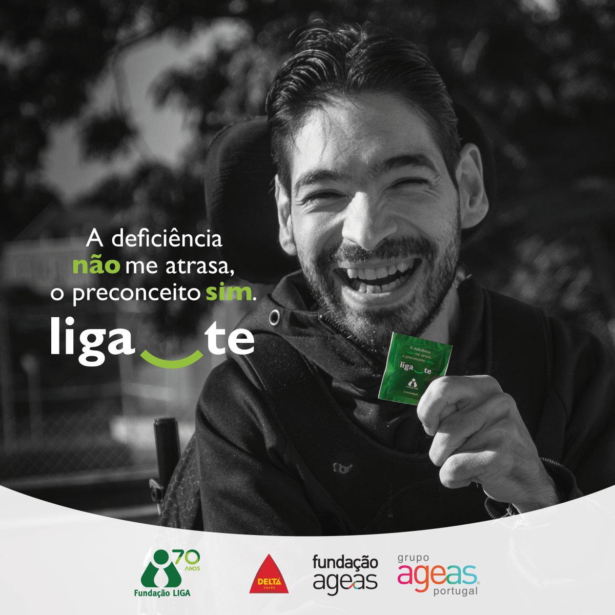 "A deficiência não me atrasa, o preconceito sim."
