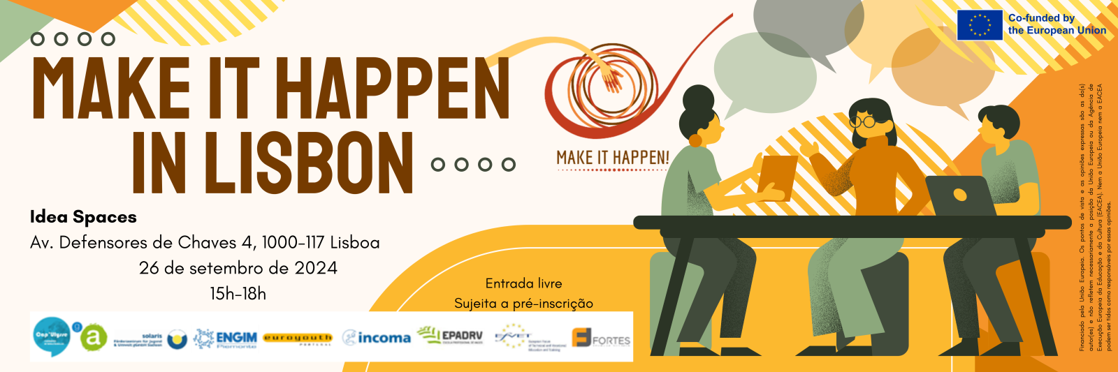 Fundação LIGA participa no MAKE IT HAPPEN in Lisbon