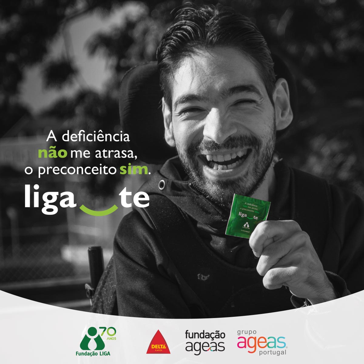 "A deficiência não me atrasa, o preconceito sim."